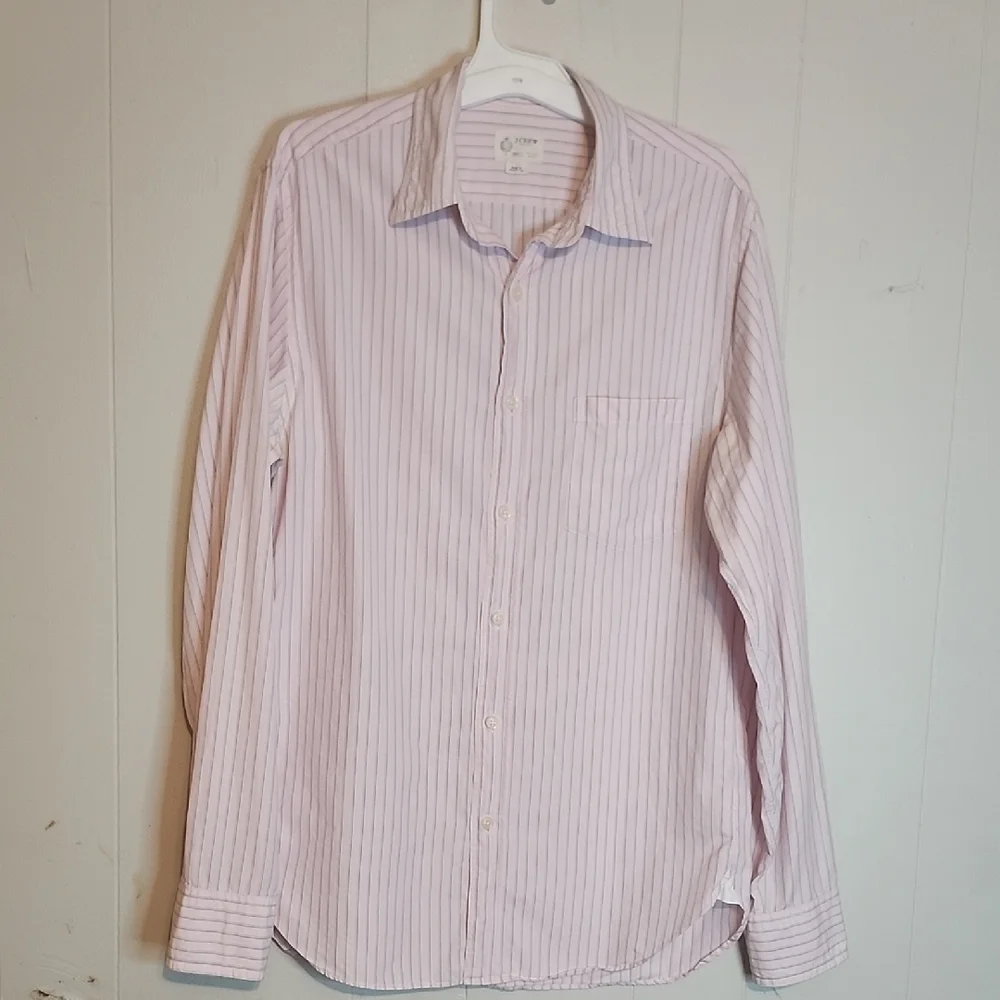 J. Crew Pink Casual Button Down Shirt